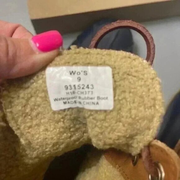 Sperry Top Sider Women's Brown Waterproof Saltwater Duck Rain Boot Sz 9 - Picture 3 of 7